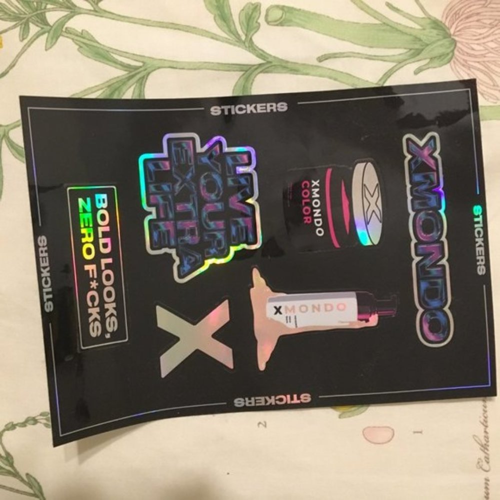 brad mondo x mondo sticker sheet new style YouTube YouTuber